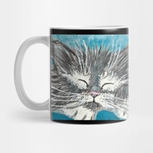 Fluffy kitten cat Mug